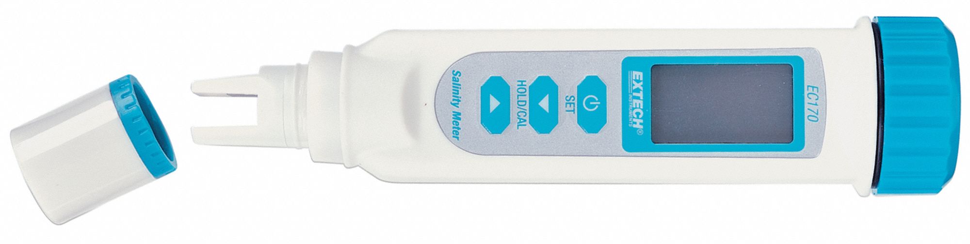 EXTECH LCD Salinity Meter with 0 to 10.00 ppt, 10.01 to 70.1 ppt Salinity Range 25KC69EC170