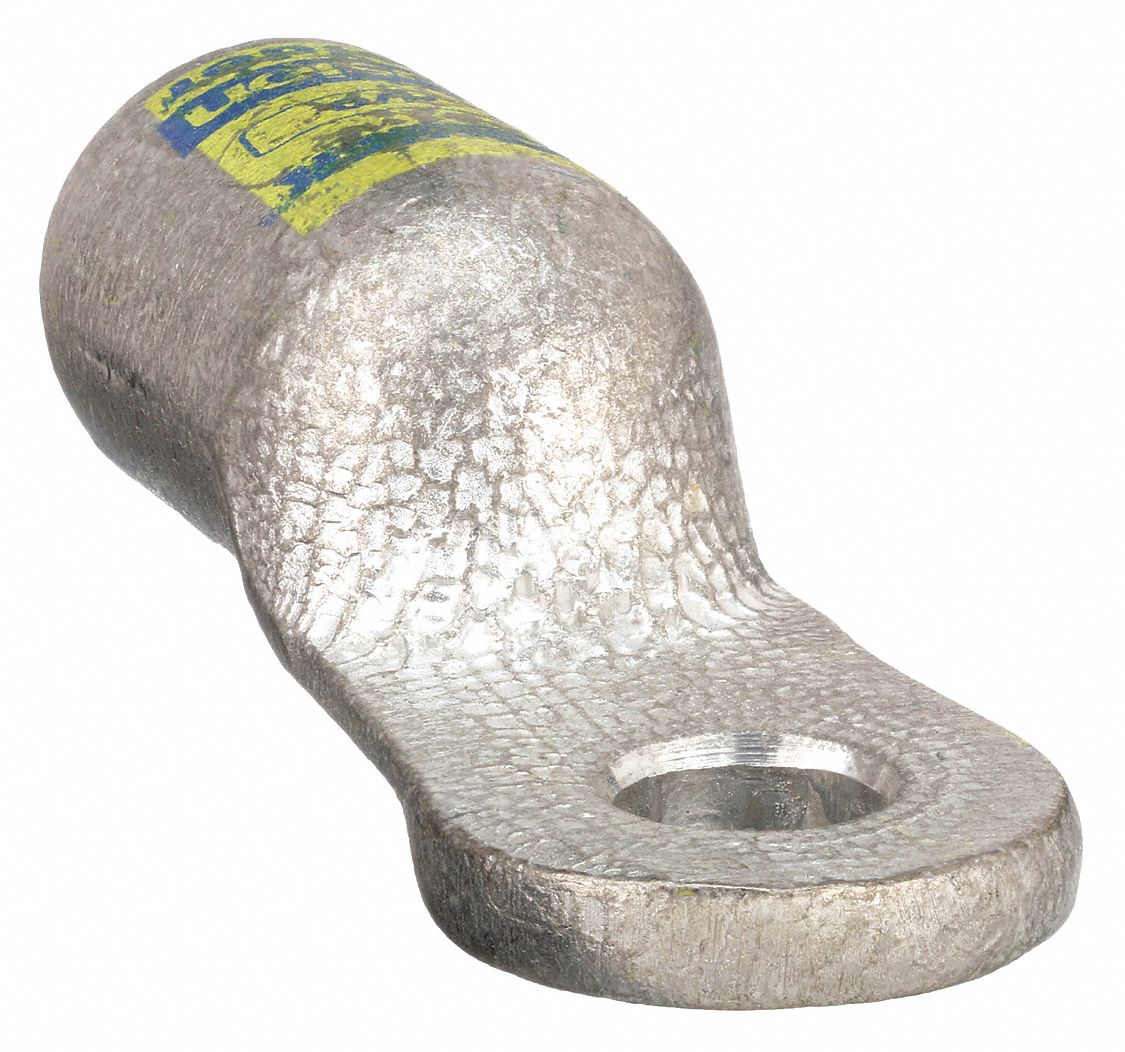 ONE-HOLE LUG COMPRESSION CONNECTOR, HEAVY WALL LUG, LUG/SOLDER, TIN PLATED COPPER, 4/0 GA