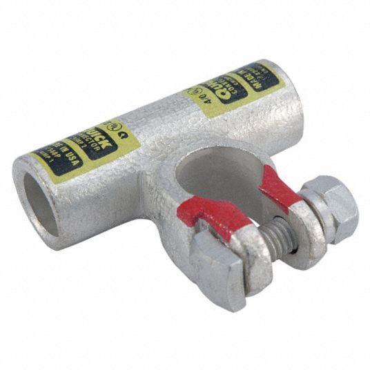 FUSION Battery Terminal Flag, 4/0 ga., Yllw, Pos 25KD184340P Grainger