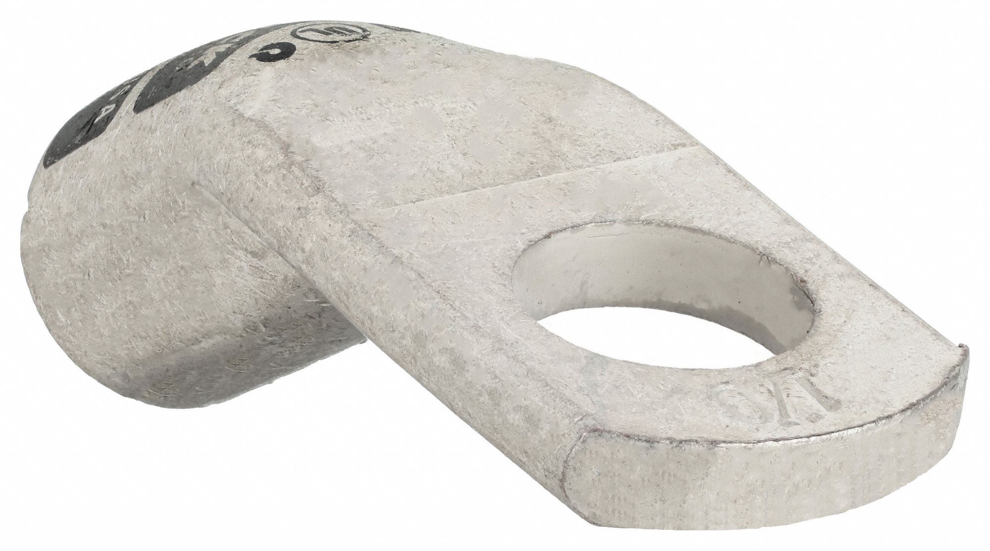 Lug Starter/Ground: Heavy Wall Lug, Crimp/Lug, Tin Plated Copper, 1/0 ga, Black, Straight