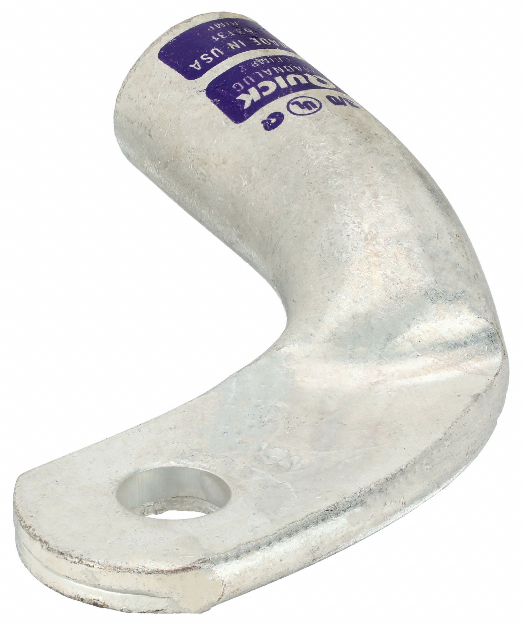 Lug Starter/Ground: Heavy Wall Lug, Lug, Tin Plated Copper, 3/0 ga, Purple, 3/8 in Stud Size