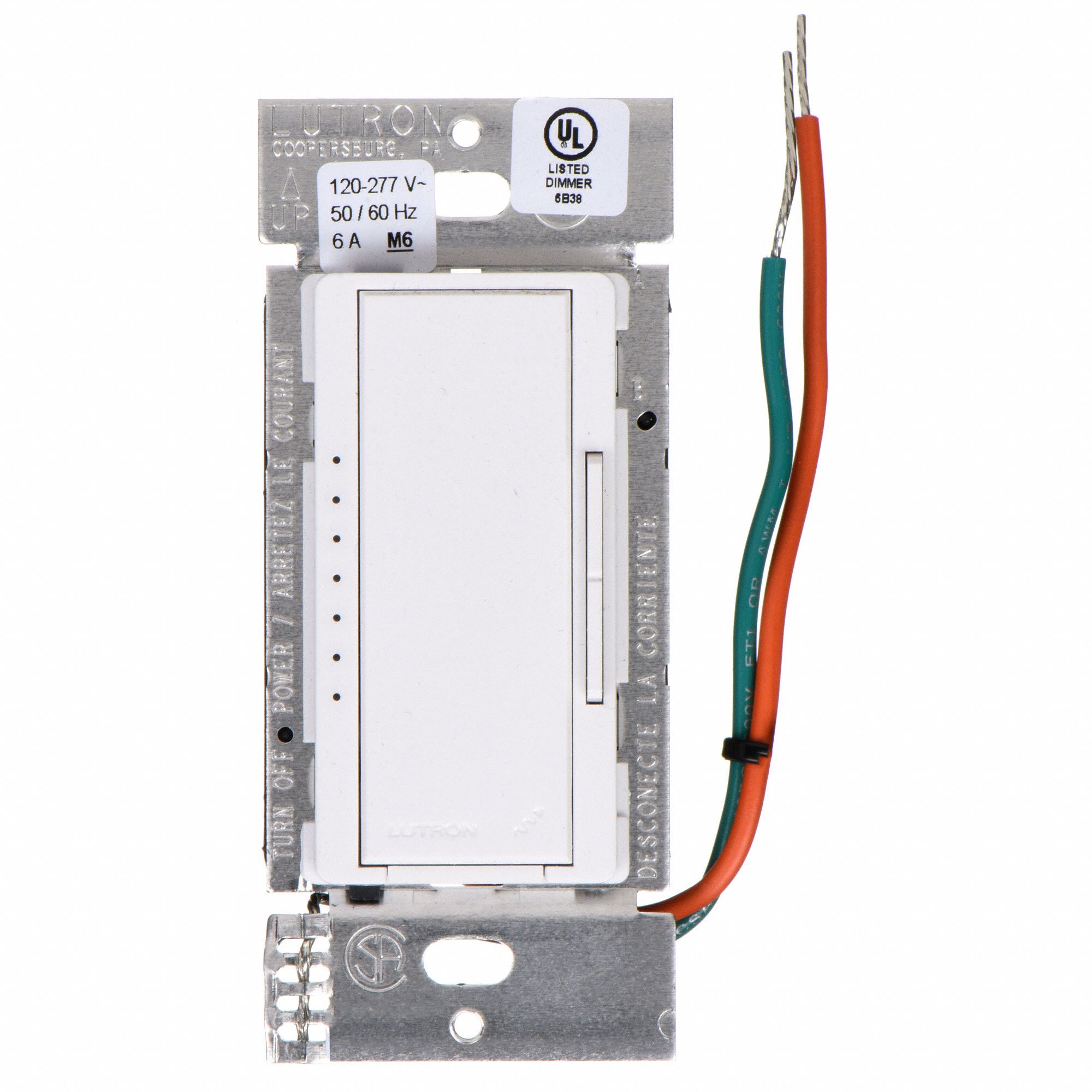 LUTRON Wireless Lighting Dimmer Halogen/Incandescent, Wireless RF, 434