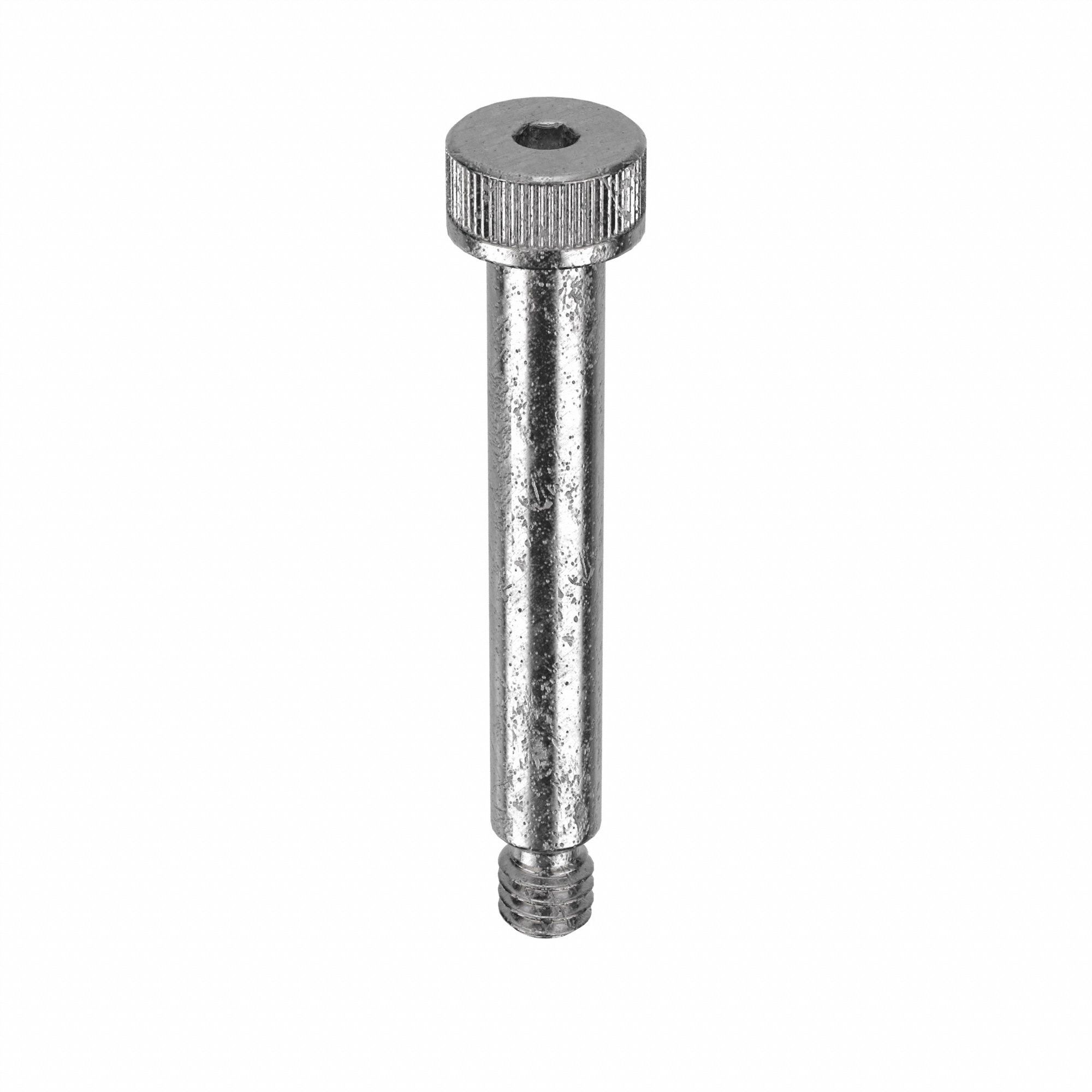 Shoulder Screw: Std Shoulder Screw, 8-32 Thr Size, 3/16 in Thr Lg, 1 1/8 in Shoulder Lg, Std, Plain