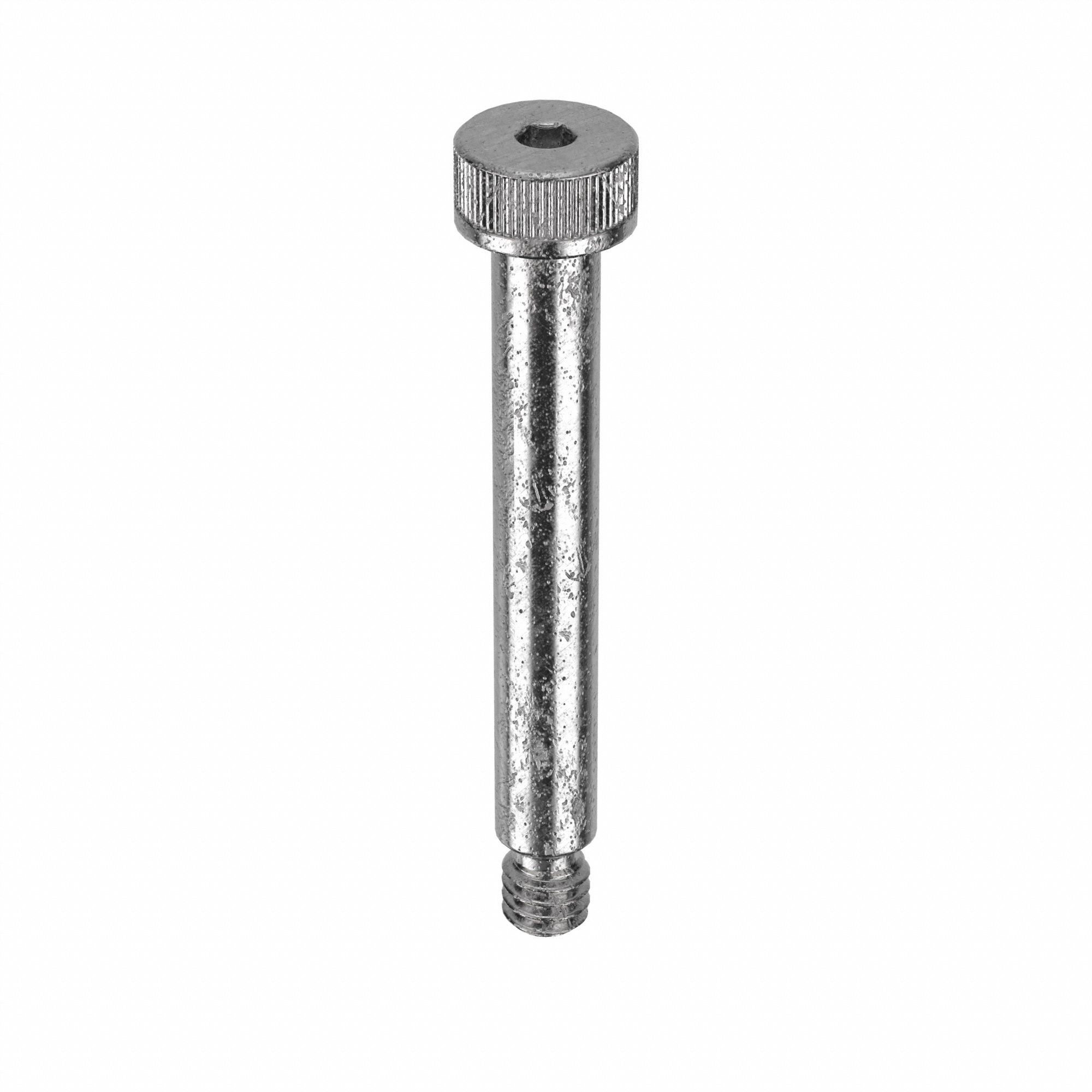 Shoulder Screw: Std Shoulder Screw, 8-32 Thr Size, 3/16 in Thr Lg, 1 1/4 in Shoulder Lg, Std, Plain