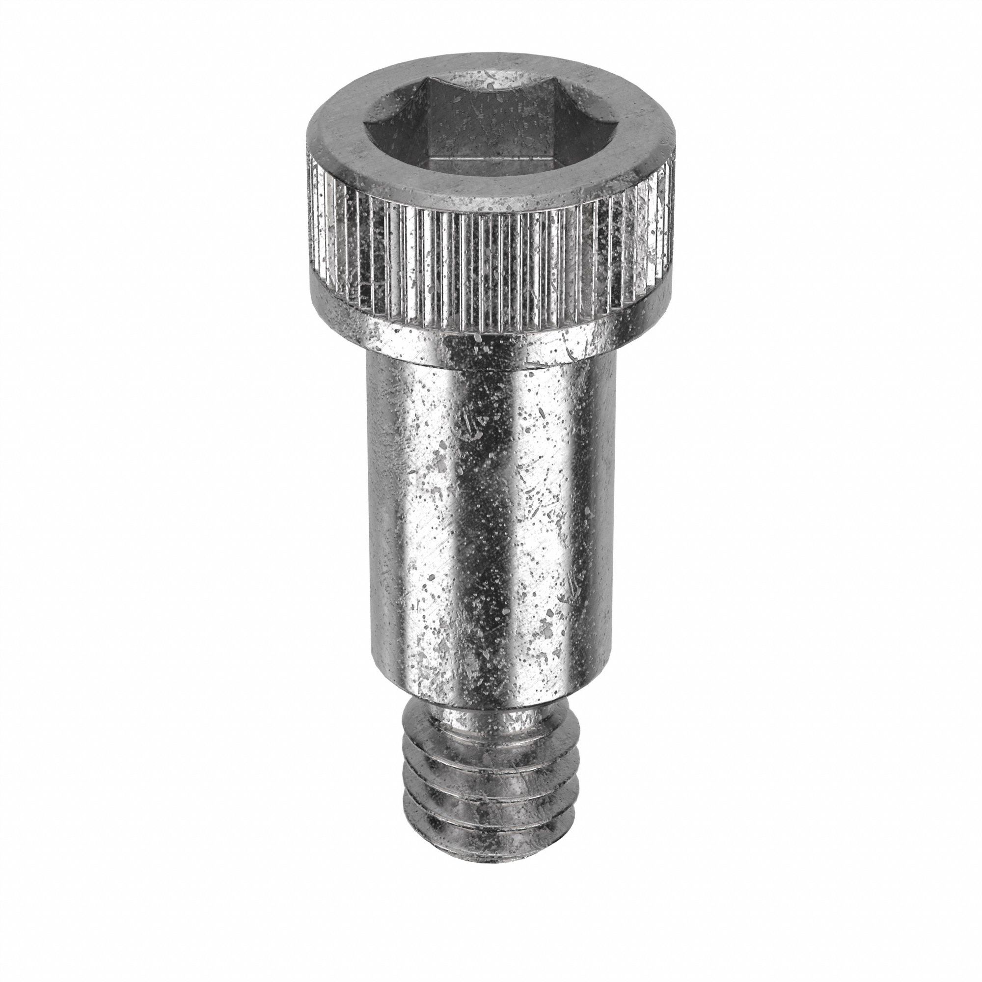 Shoulder Screw: Std Shoulder Screw, 8-32 Thr Size, 3/16 in Thr Lg, 3/8 in Shoulder Lg, Std, Plain