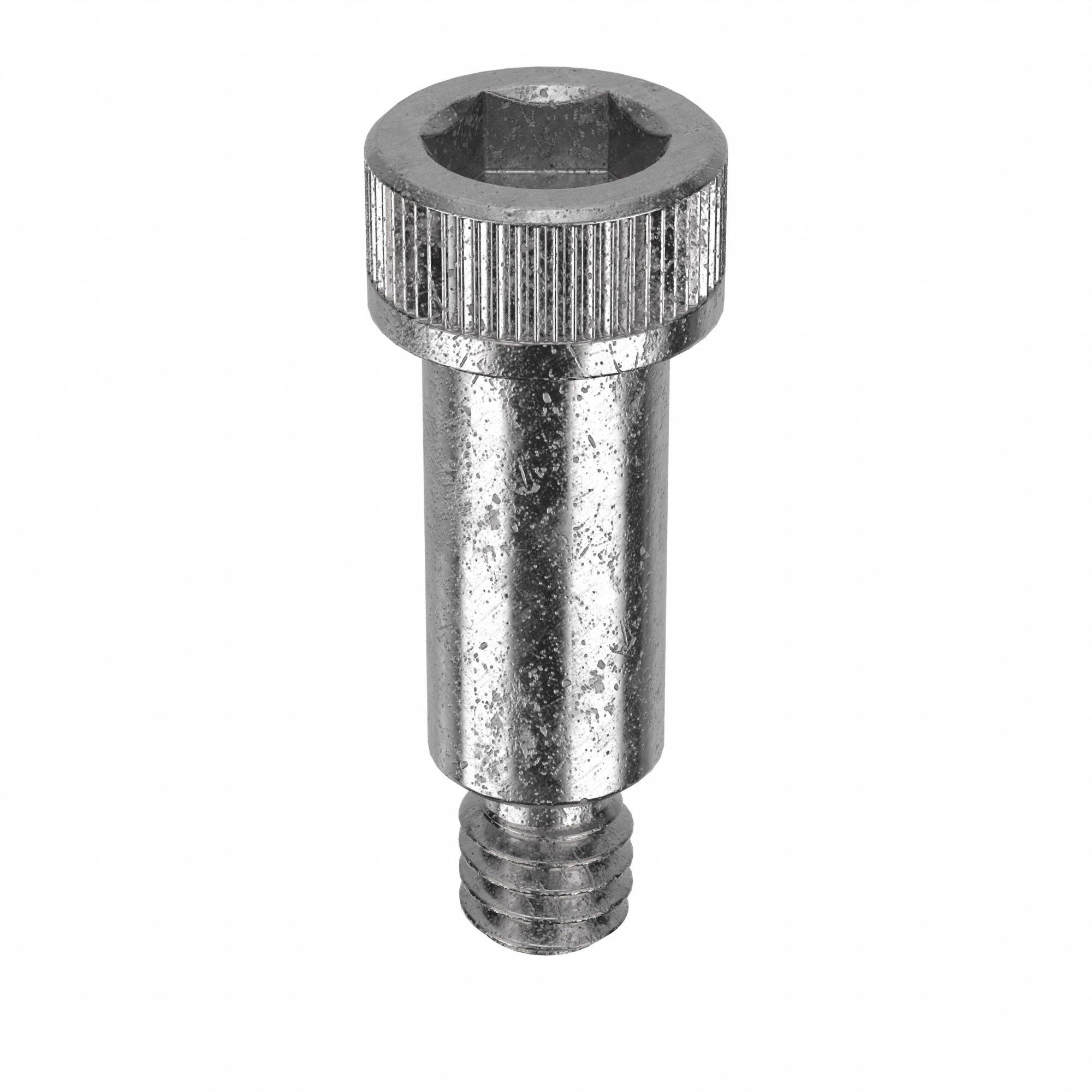 Shoulder Screw: Std Shoulder Screw, 8-32 Thr Size, 3/16 in Thr Lg, 15/32 in Shoulder Lg, Std, Plain