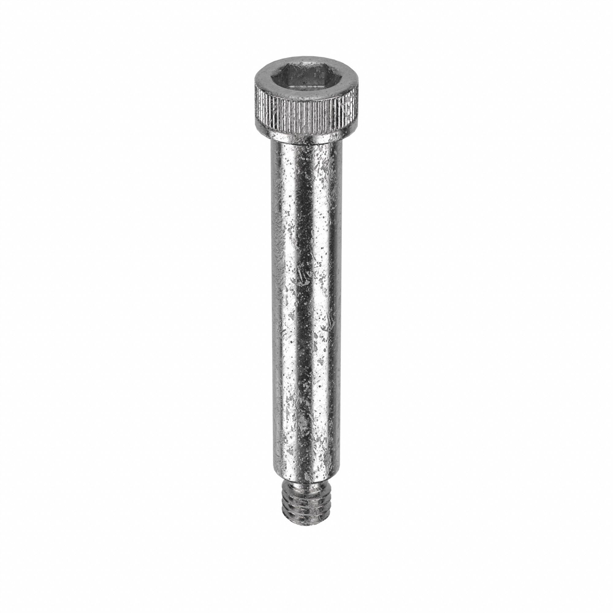 Shoulder Screw: Std Shoulder Screw, 8-32 Thr Size, 3/16 in Thr Lg, 1 1/4 in Shoulder Lg, Std, Plain