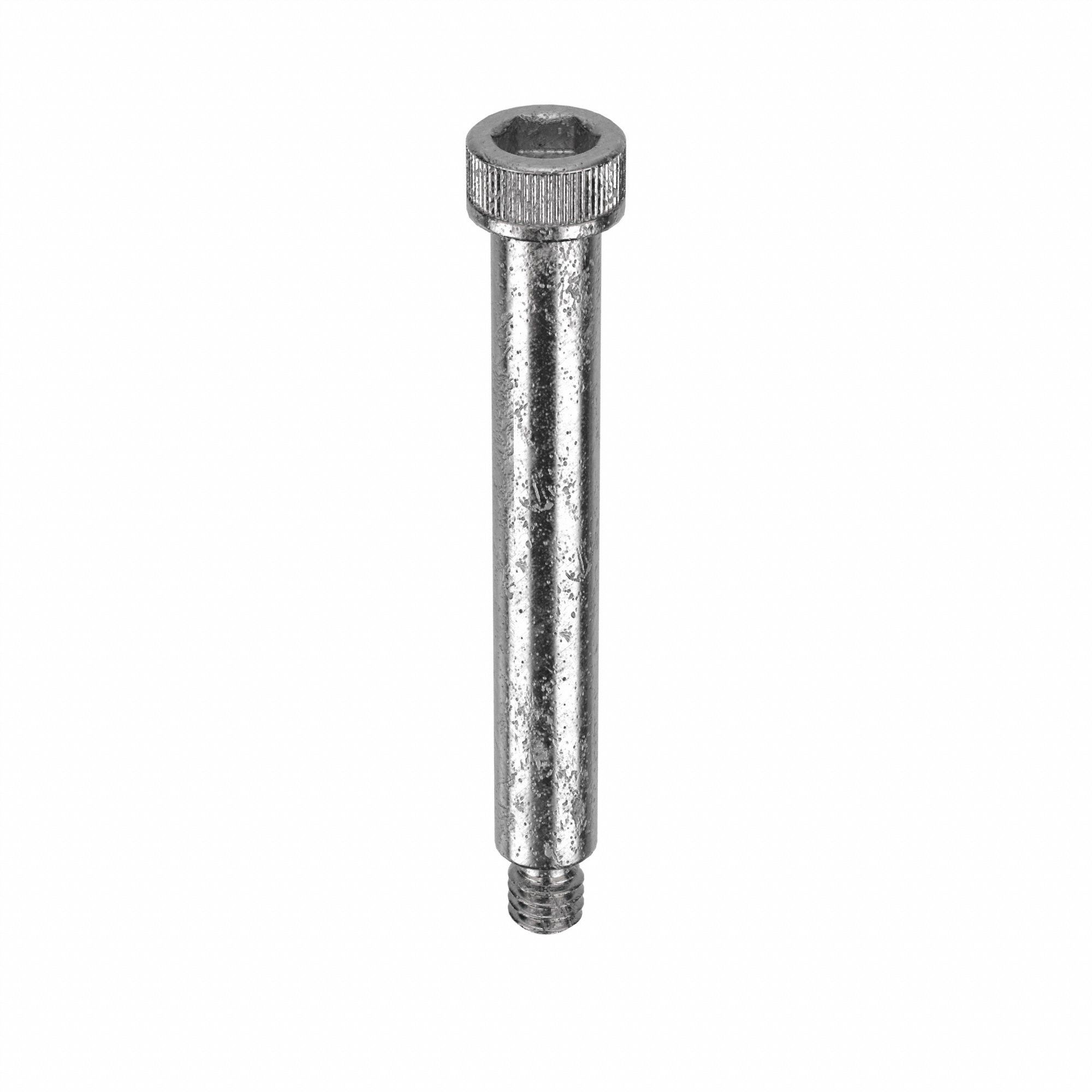 Shoulder Screw: Std Shoulder Screw, 8-32 Thr Size, 3/16 in Thr Lg, 1 1/2 in Shoulder Lg, Std, Plain