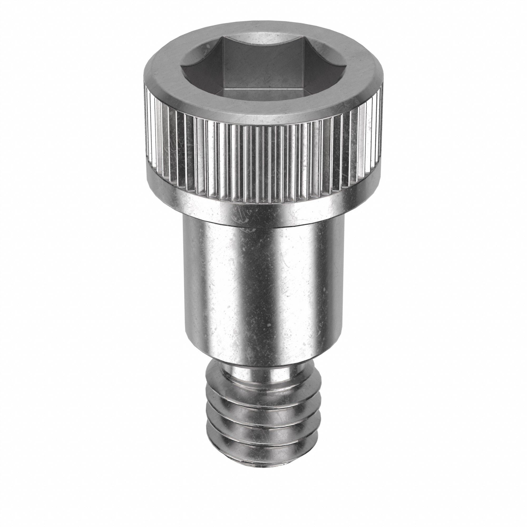 Shoulder Screw: Std Shoulder Screw, 8-32 Thr Size, 3/16 in Thr Lg, 1/4 in Shoulder Lg, Std, Plain