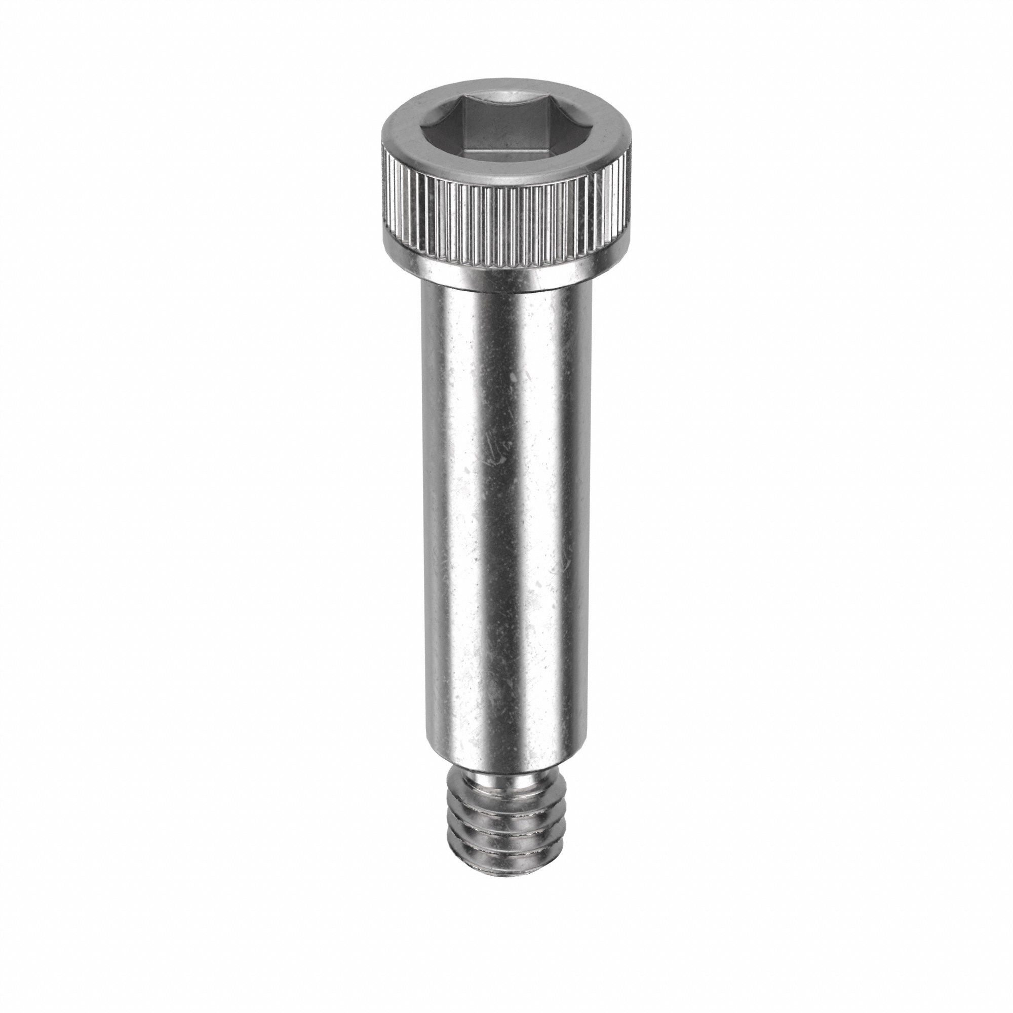 Shoulder Screw: Std Shoulder Screw, 8-32 Thr Size, 3/16 in Thr Lg, 3/4 in Shoulder Lg, Std, Plain