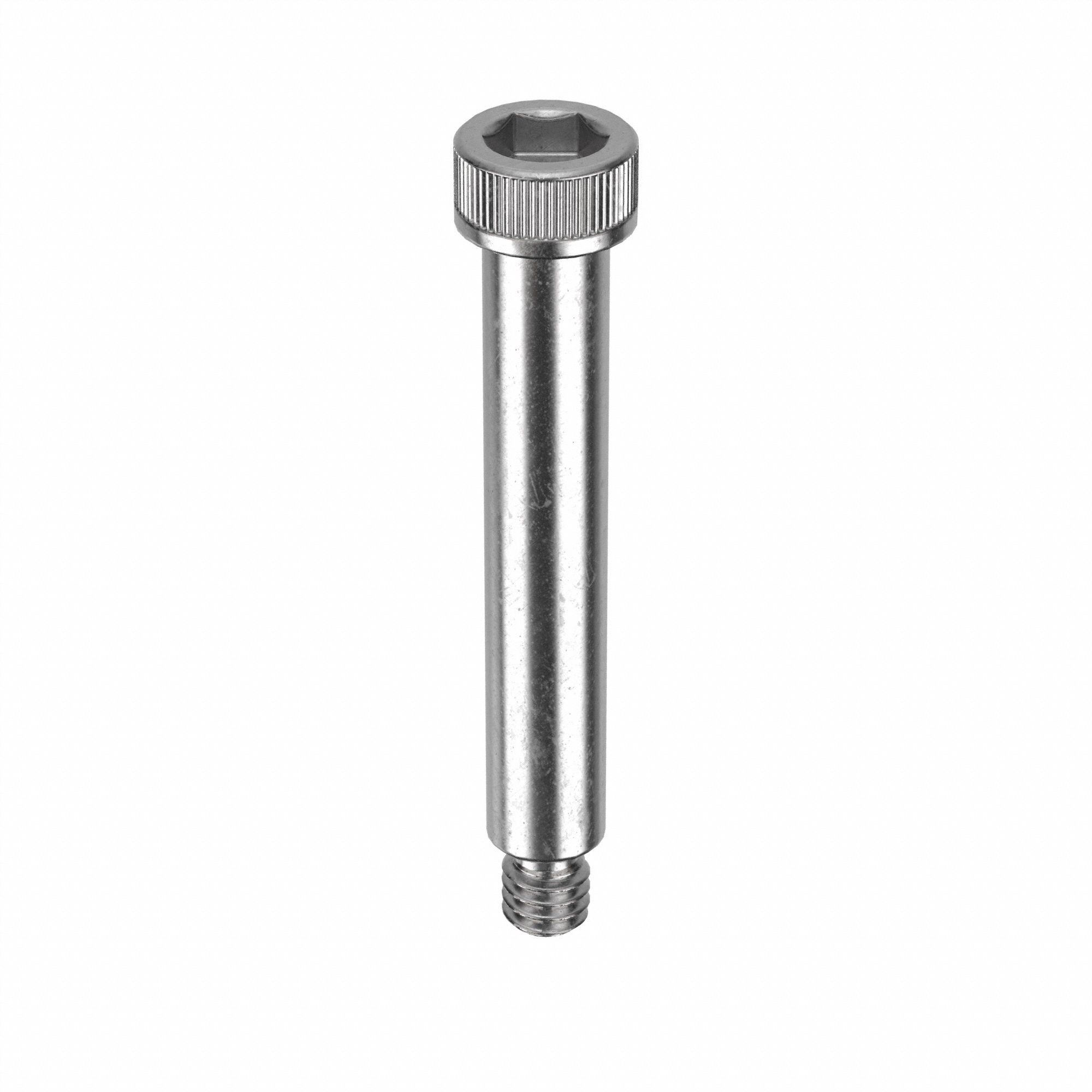 Shoulder Screw: Std Shoulder Screw, 8-32 Thr Size, 3/16 in Thr Lg, 1 1/4 in Shoulder Lg, Std, Plain