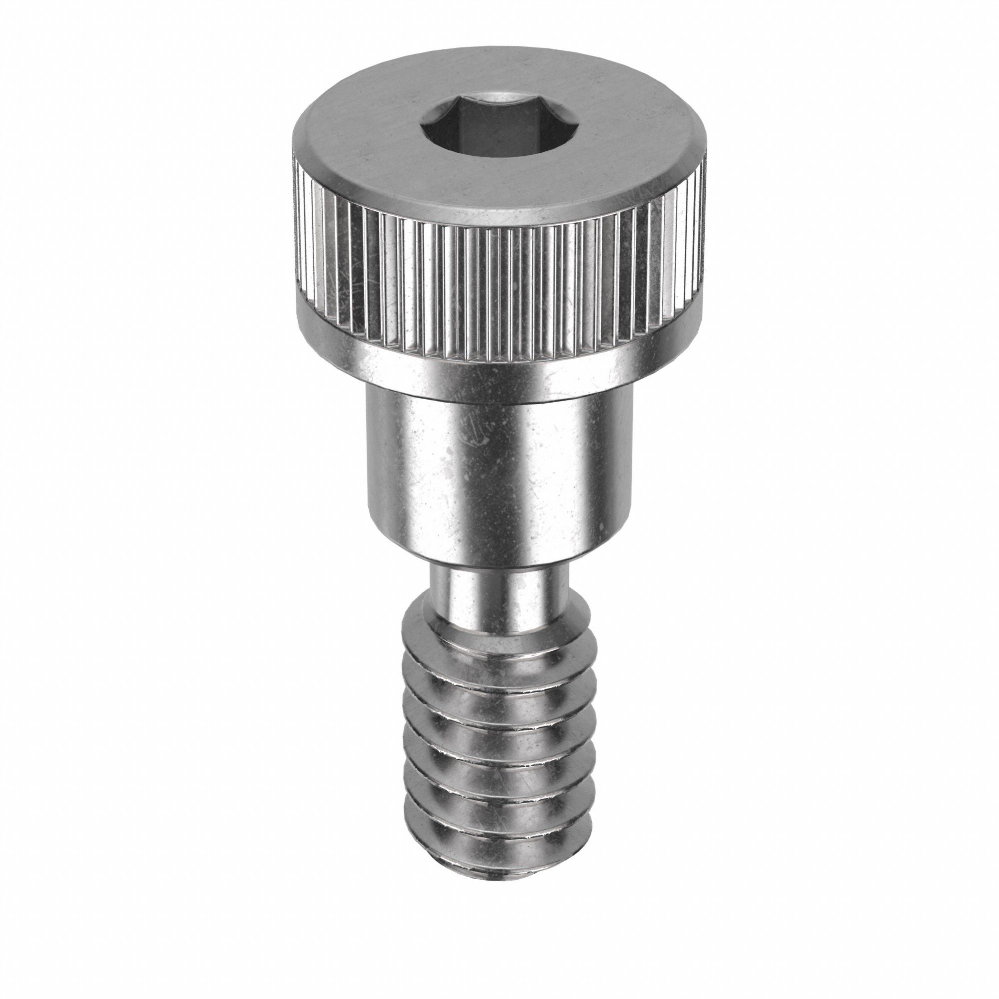 Shoulder Screw: Std Shoulder Screw, 10-24 Thr Size, 3/8 in Thr Lg, 7/32 in Shoulder Lg, Std, Plain