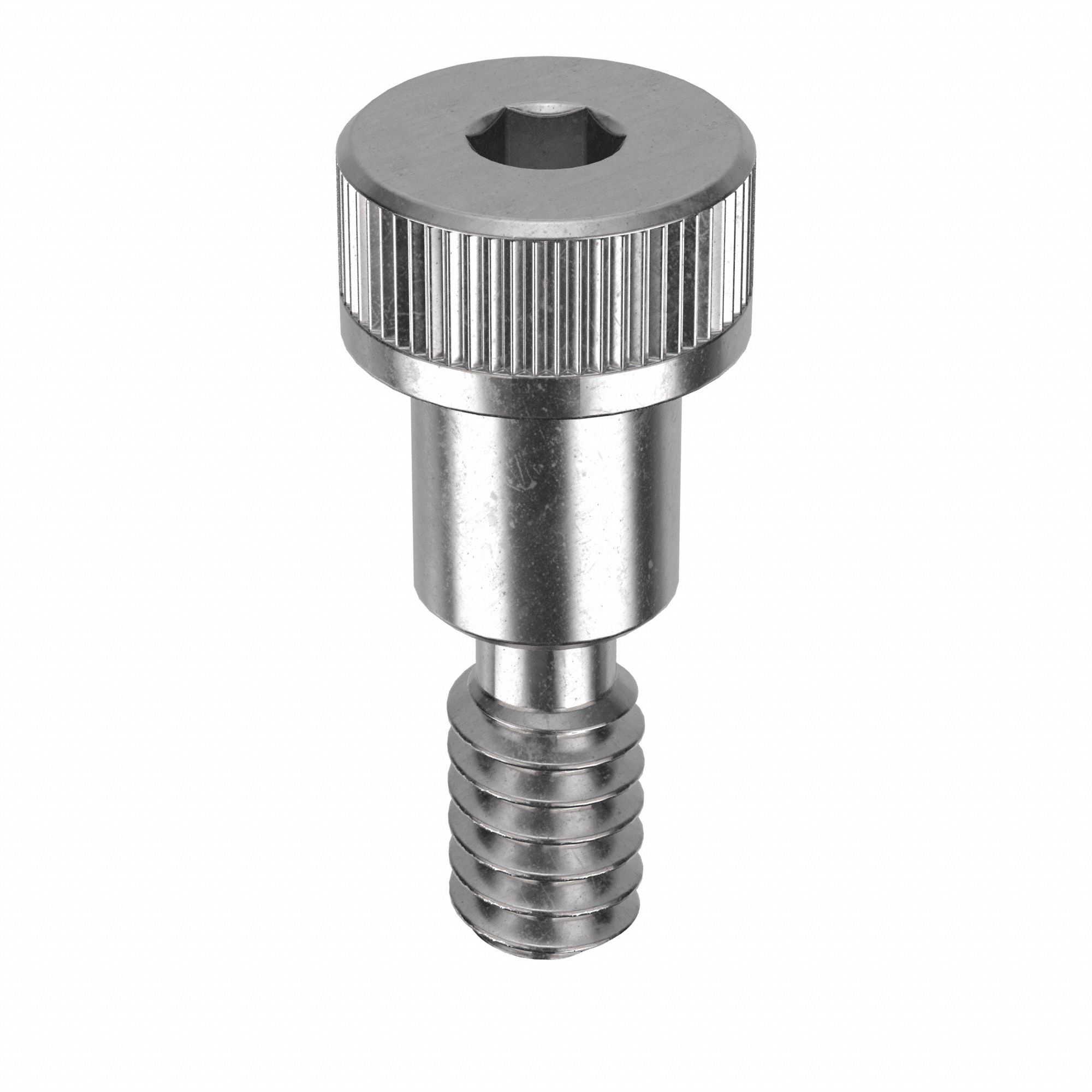 Shoulder Screw: Std Shoulder Screw, 10-24 Thr Size, 3/8 in Thr Lg, 9/32 in Shoulder Lg, Std, Plain