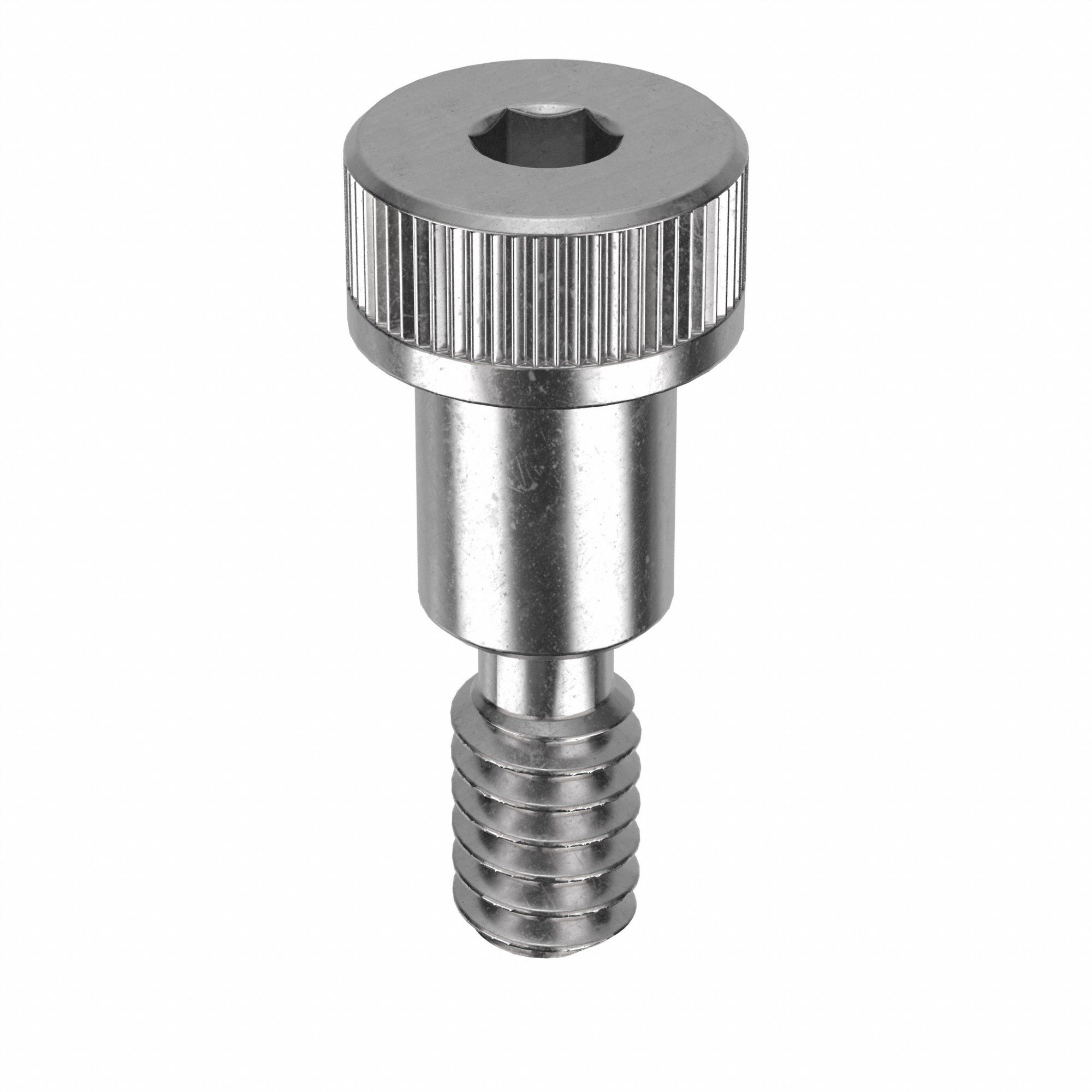 Shoulder Screw: Std Shoulder Screw, 10-24 Thr Size, 3/8 in Thr Lg, 5/16 in Shoulder Lg, Std, Plain