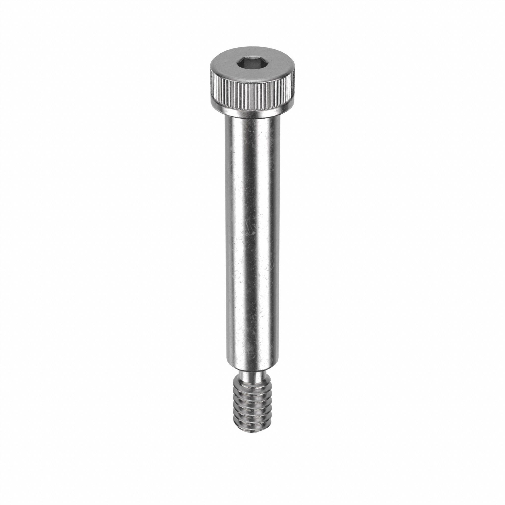 Shoulder Screw: Std Shoulder Screw, 10-24 Thr Size, 3/8 in Thr Lg, 1 3/8 in Shoulder Lg, Std, Plain