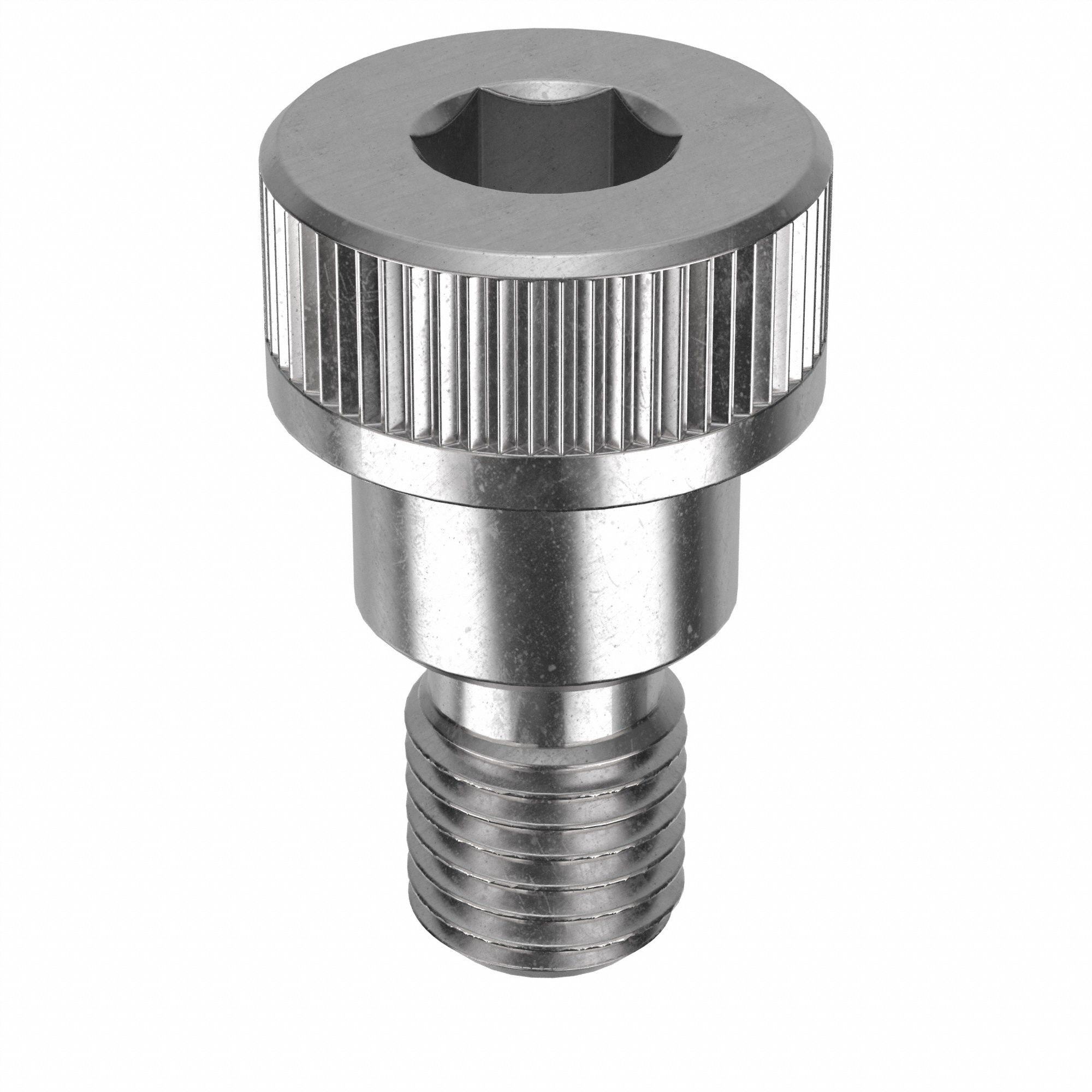 Shoulder Screw: Std Shoulder Screw, 1-1/8-7 Thr Size, 1 1/2 in Thr Lg, 1 in Shoulder Lg, Std, Plain