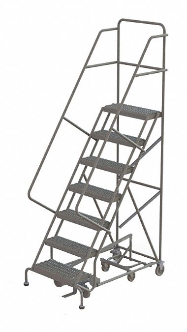 TRI-ARC, 5.8 ft Platform Ht, Unassembled, Rolling Ladder - 25NV07 ...