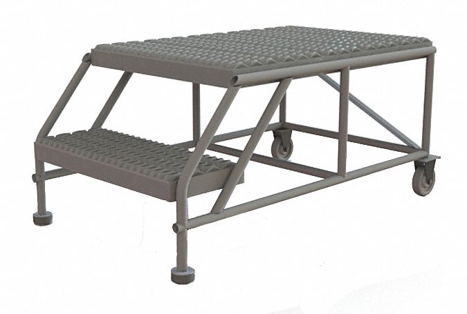 TRI-ARC, 2 Steps, 20 In, Rolling Work Platform - 25NZ70|WLWP022436 ...