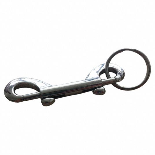 Snap-On Double Hook, Steel, Bolt Snap Key Holder - 25PA12
