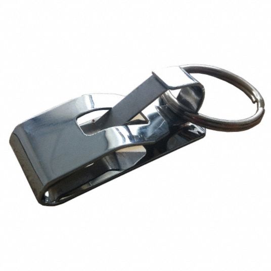 Metal belt clearance clip key holder