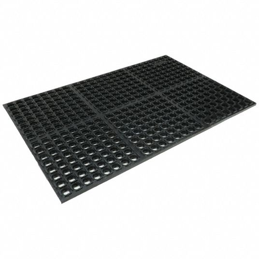 Slip Resistant Mat - Black, 7/8 thick, 3 x 5