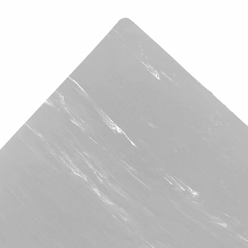 Antifatigue Runner: Marble, 3 ft x 12 ft, 1/2 in Thick, Gray, Vinyl over PVC Foam, Beveled Edge