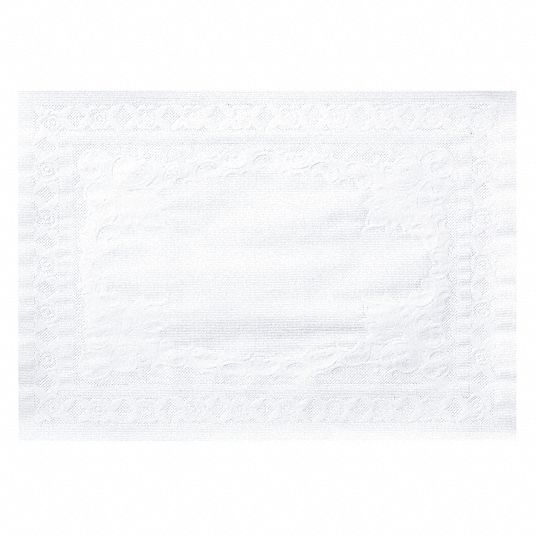 HOFFMASTER 10 in x 14 in White Disposable Paper Placemat; PK1000
