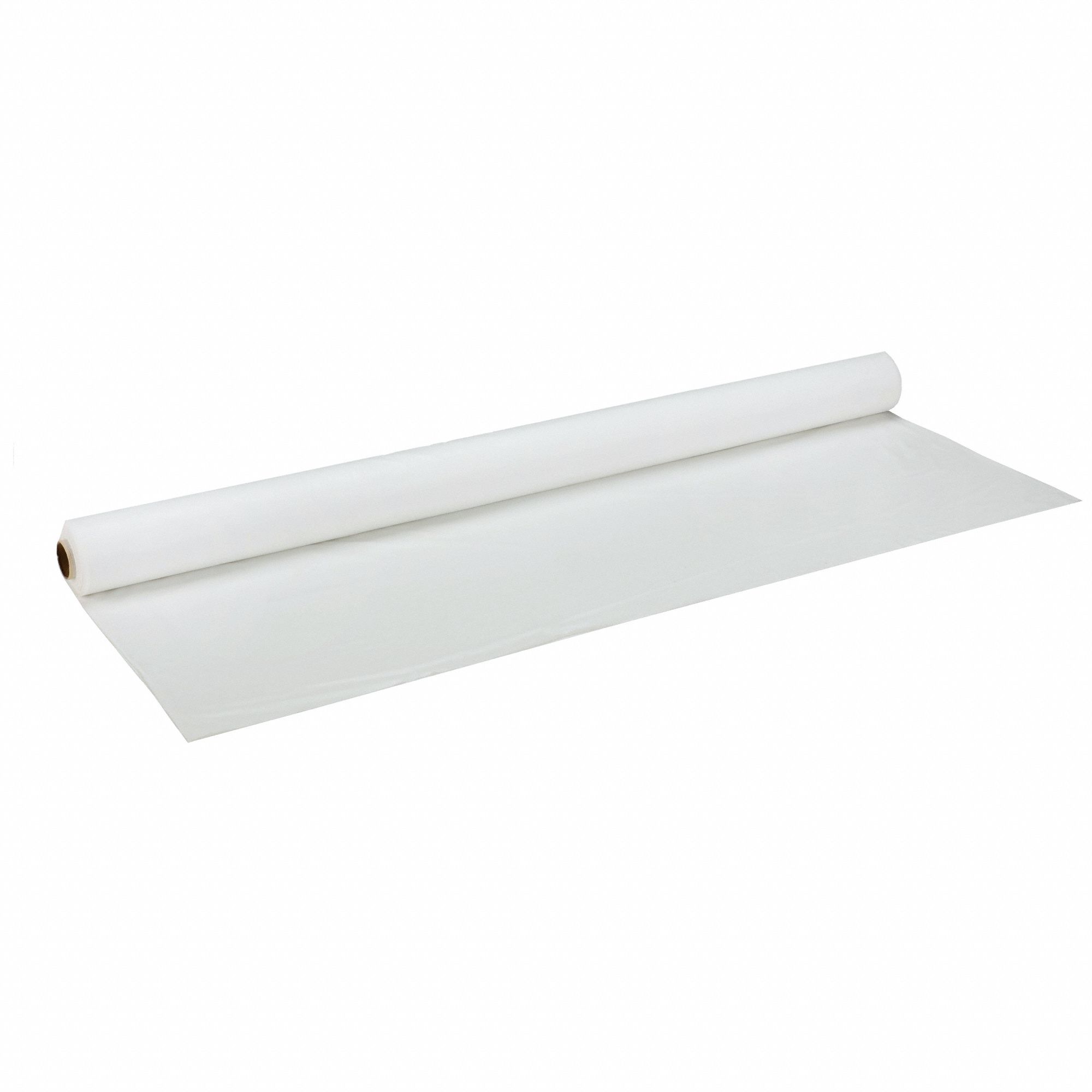 Hoffmaster 114000 40 x 300' White Plastic Table Cover Roll