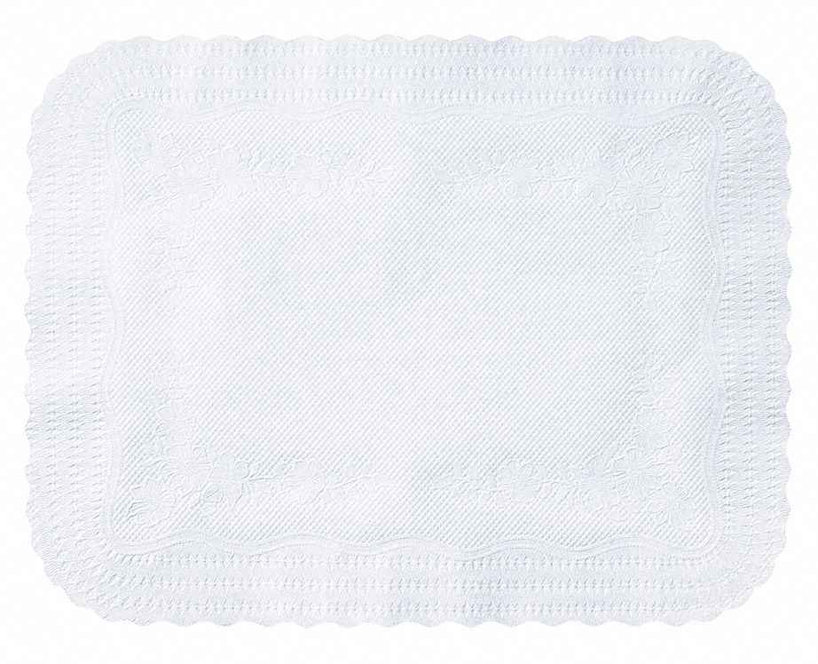 14 in x 19 1/8 in White Disposable Paper Tray Cover; PK1000 Grainger