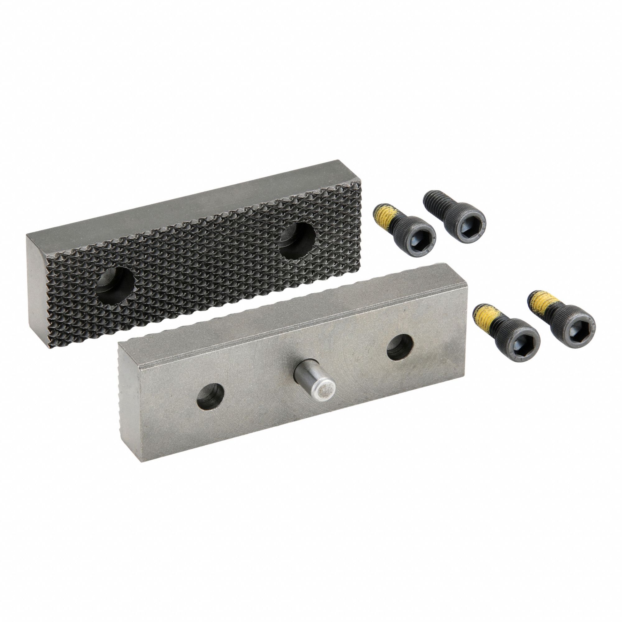 PIECES MACH RECH, ACIER, 4 VIS, PQT 2