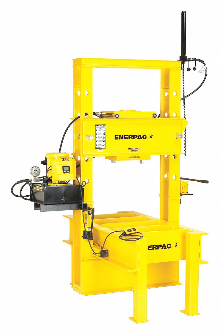 ENERPAC, Electric Pump, TRoll Frame Frame, Hydraulic Press 25TU78