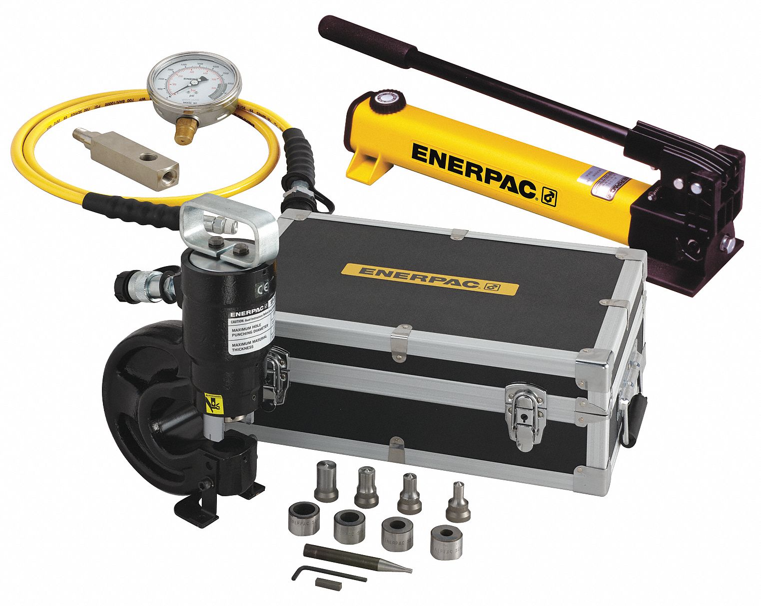 ENERPAC Hydraulic Punch Set, 35Ton, 3/8 In 25TV45STP35H Grainger
