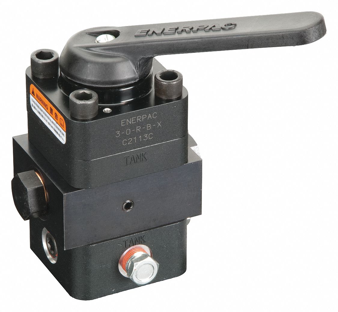 ENERPAC, 4 gpm Max. Flow, 10,000 psi Max. Pressure, 3 Way Locking Valve