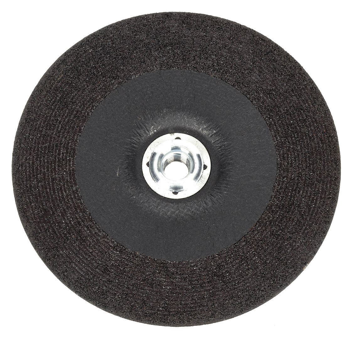 Cut-Off & Grinding Wheel: Type 27, 7" x 1/8" x 5/8"-11, Aluminum Oxide, 24 Grit, Metal