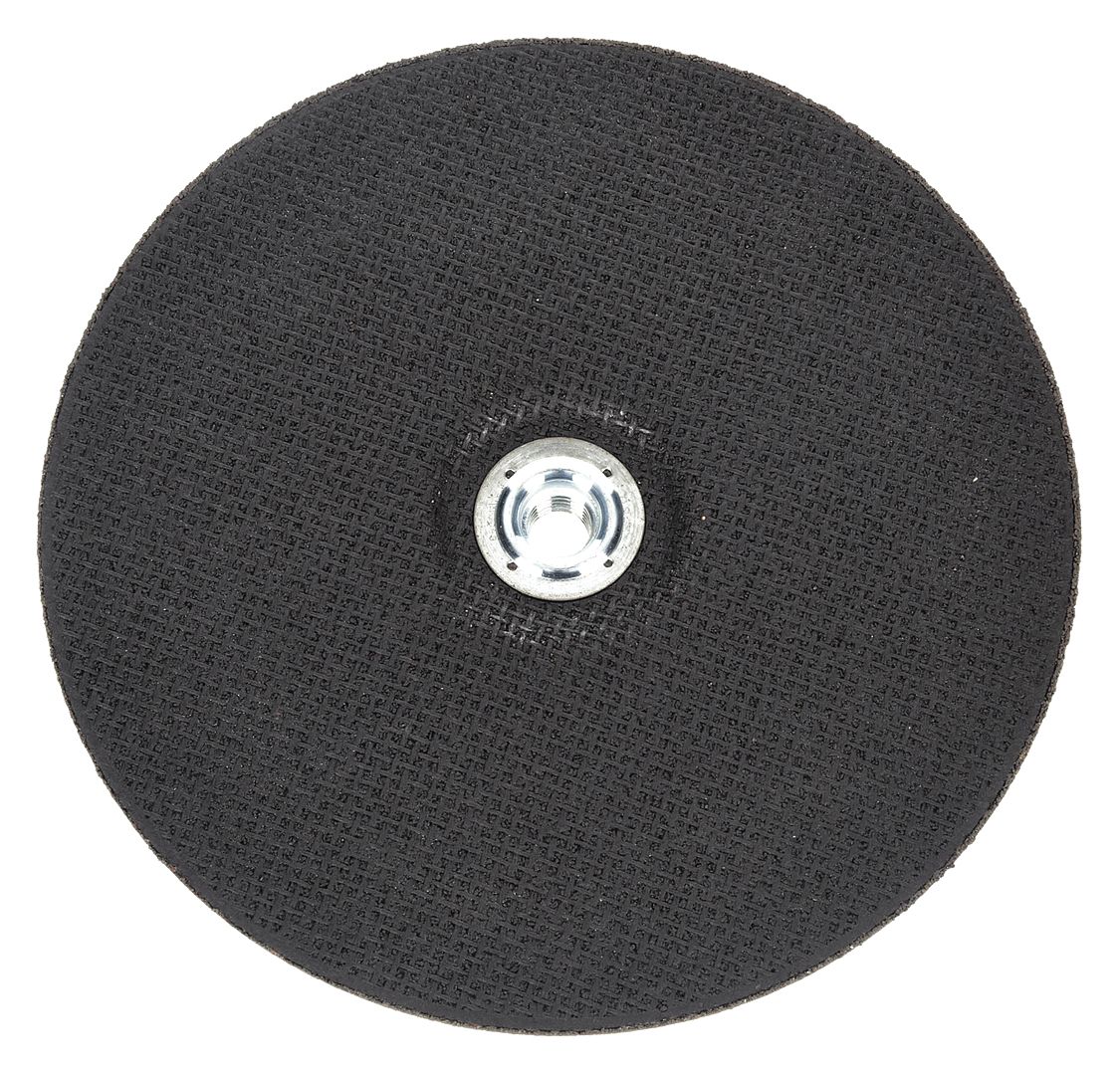 Depressed Center Cut-Off Wheel: Type 27, 9" x 1/8" x 5/8"-11, Ceramic, 24 Grit