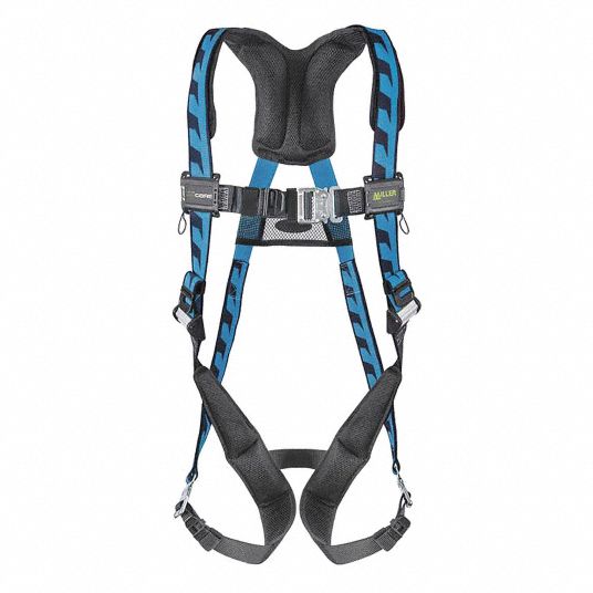 HONEYWELL MILLER Full Body Harness: Vest Harness, Quick-Connect /  Quick-Connect, Cam, L/XL, Padded