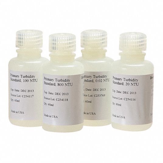 OAKTON Turbidity Calibration 0.02 NTU/100 NTU/20.0 NTU/800 NTU, 60 mL