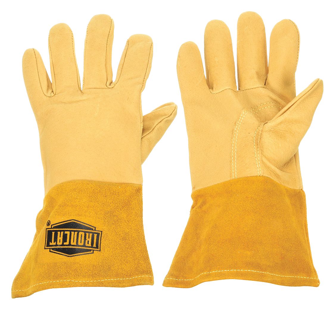 WELDING GLOVES,YELLOW/WHITE,PK12