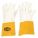 WELDING GLOVES,YELLOW/WHITE,PR