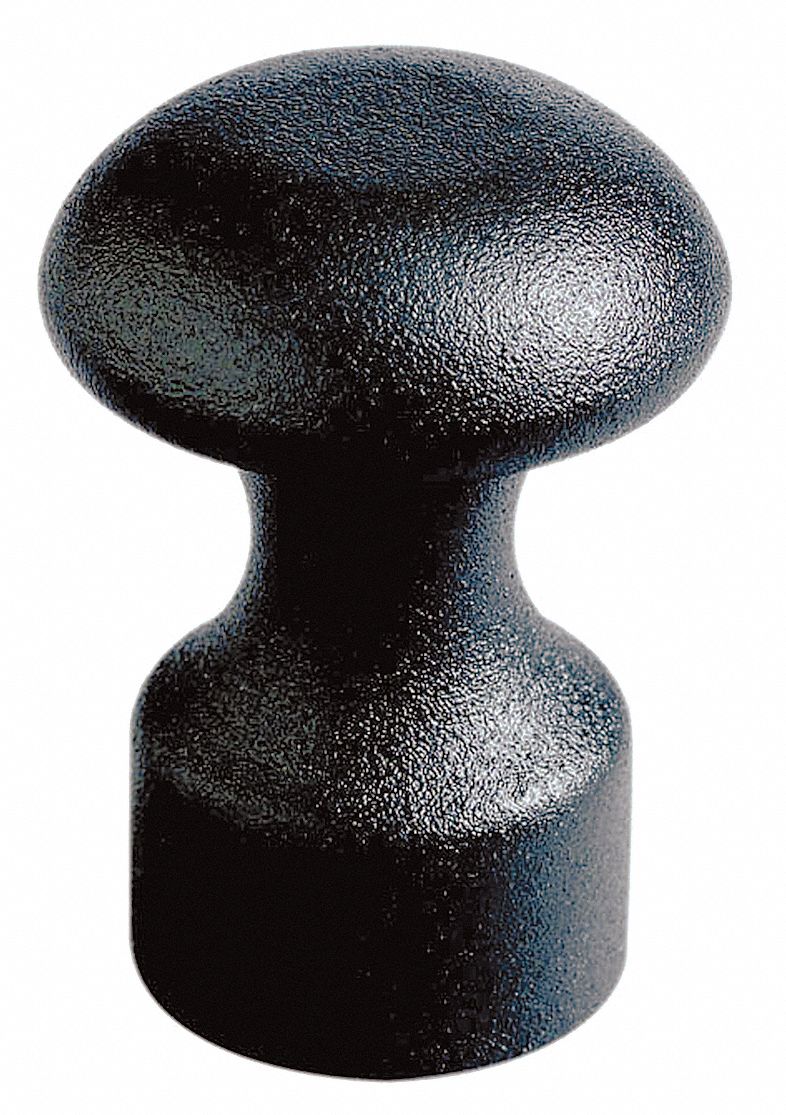 ASP Baton Leverage End Cap, Black, Textured 25VF0552921 Grainger