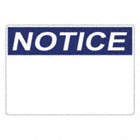 LABELS WITH ANSI NOTICE HEADER, ADHESIVE, 3 X 5 IN, WHITE, VINYL, ROLL OF 250