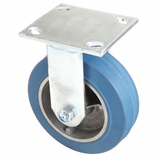 COLSON, 5 in Wheel Dia., 600 lb, Standard Plate Caster 25VT4716MG05201R Grainger