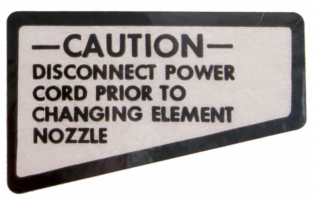 Warning Label English