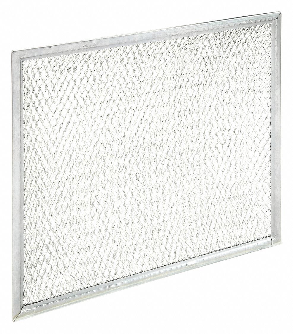 Range Hood Filter: 8.75 in x 10.5 in x 0.38 in, Aluminum, Mesh
