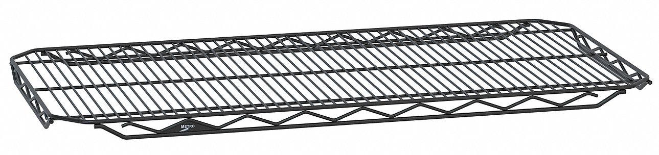 Wire Shelf: 48 in x 24 in, 1 Shelves, Quick Slot, 300 lb Load Capacity, Dry, Not NSF Approved