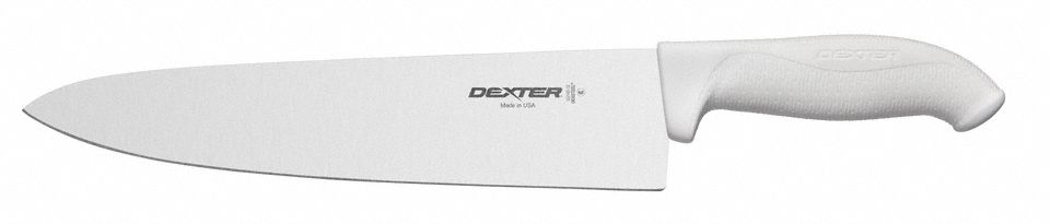 Cooks Knife 10 in Blade Black Handle