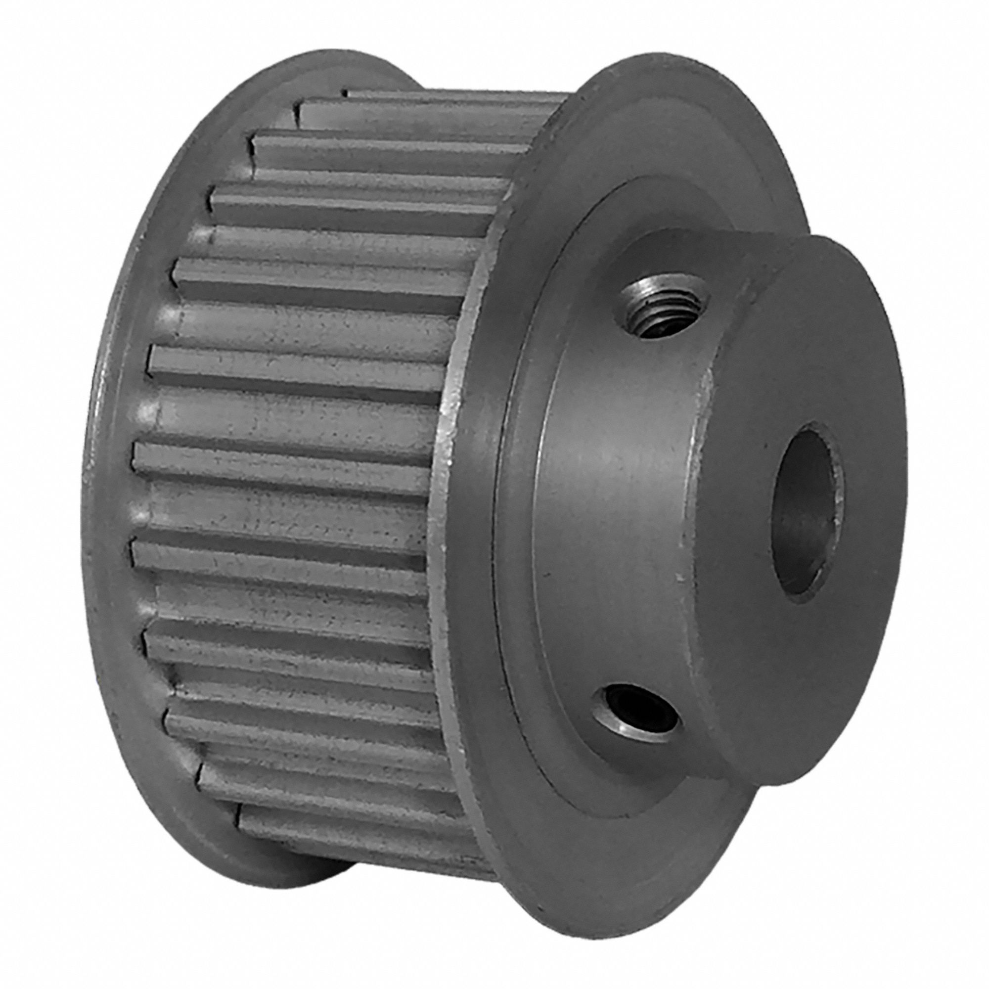 DAYTON Timing Pulley: Curvilinear, Fixed, For 15 mm Belt Wd, 26 Teeth, 5 mm Pitch, Aluminum (MPN 26-5M15M6FA8). Key specifications — Brand: DAYTON; Finish: Clear Anodized; For Belt Series: Powerhouse®.