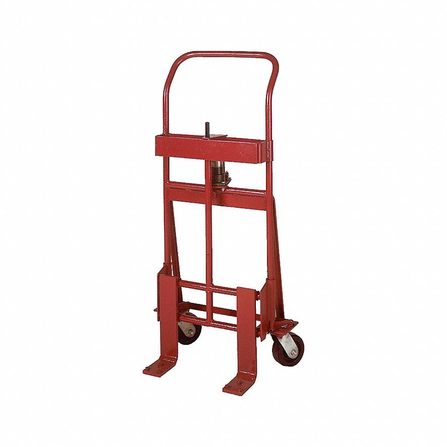 Machinery and Equipment Mover: 2, 000 lb, 15 1/4 in L x 23 in W x 47 1/4 in H Overall, Solid