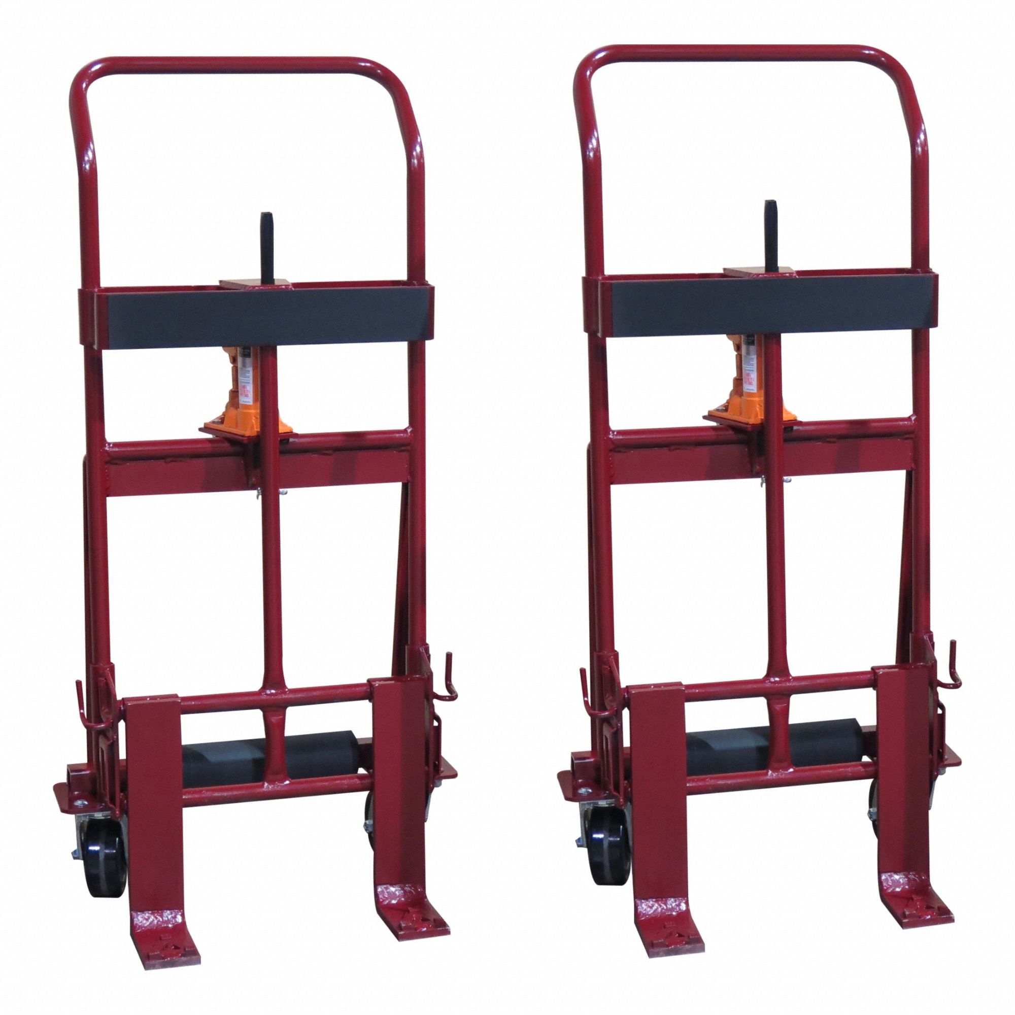 Machinery and Equipment Mover: 2, 000 lb, 15 1/4 in L x 23 in W x 47 1/4 in H Overall