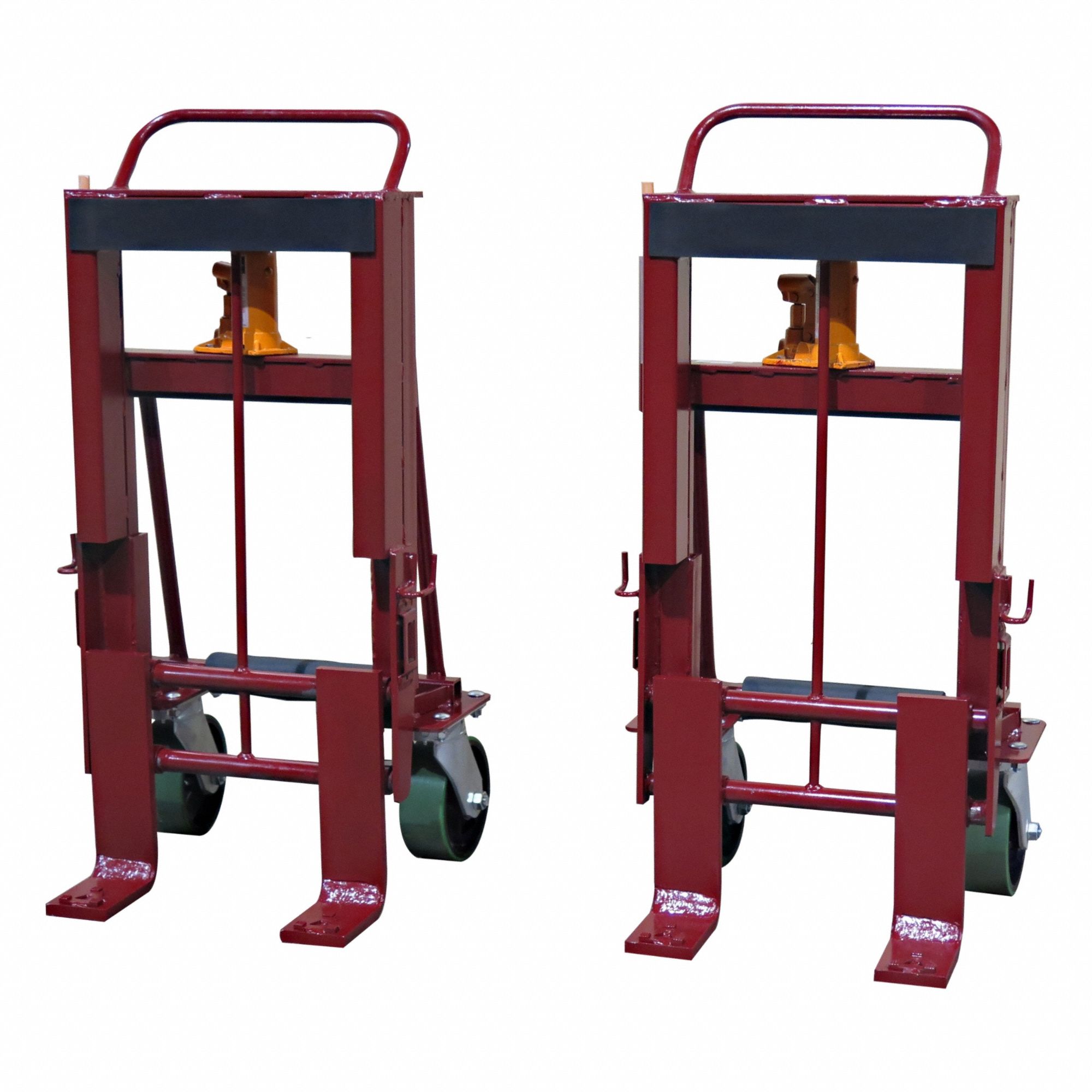 Machinery and Equipment Mover: 8, 000 lb, 21 3/4 in L x 24 in W x 47 in H Overall, Polyurethane